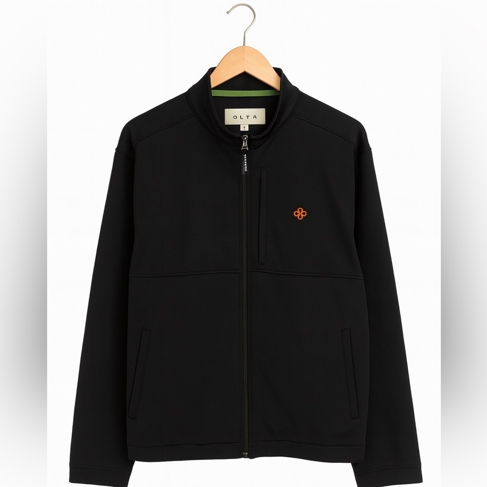 Tehama Men’s Medium Black Lined Zip Up Jacket.  Three Zipper Pockets. #coatsmens